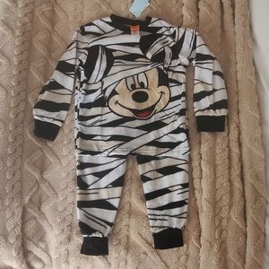 Disney Halloween Mickey Cozy Pajama Set, Size 5